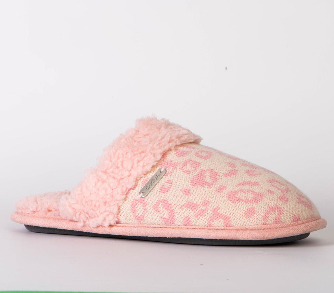 Pastel Creekside Slide Slippers | Cheetah Pink Dogwood