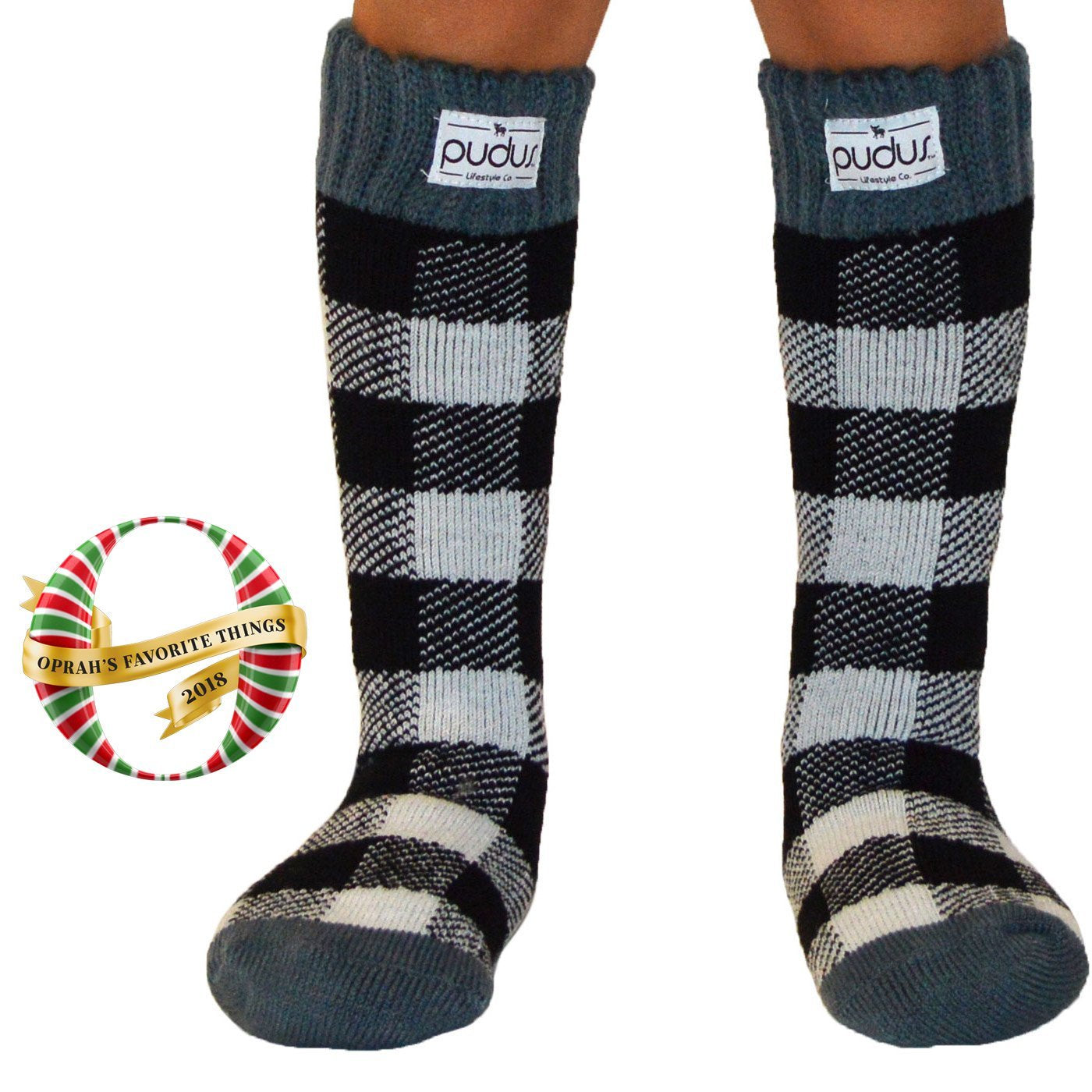 Boot Socks Lumberjack White Kids Tall Pudus Lifestyle Co