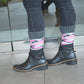 Boot Sock Camo Pink Adult Large Short