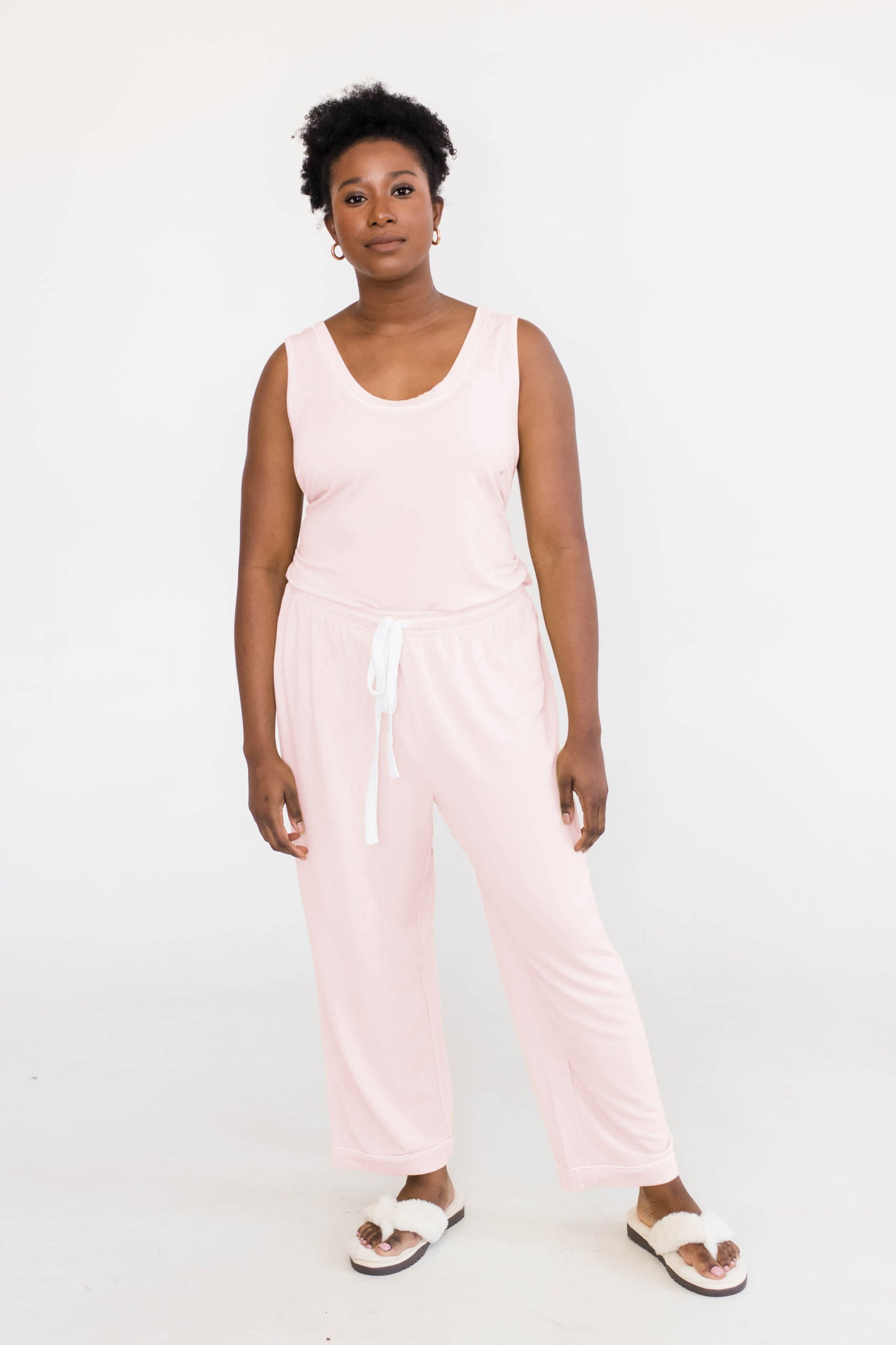 Kaitlyn Crop Sleep Pants | First Blush