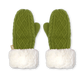 Mittens | Cable Knit Green