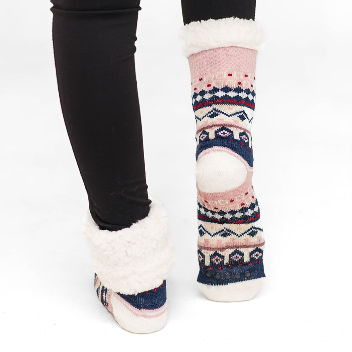 Nordic Bridalrose - Recycled Slipper Socks
