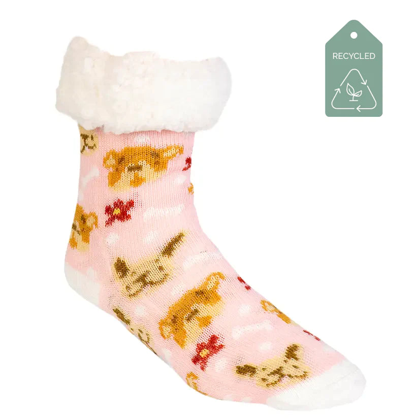 Pink dog discount socks