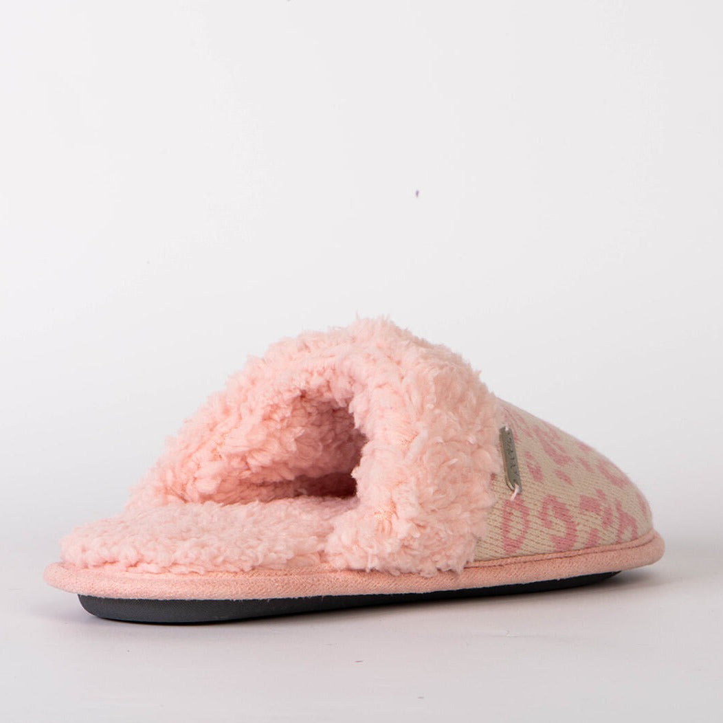 Pastel Creekside Slide Slippers | Cheetah Pink Dogwood