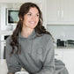 Noa Cozy Hoodie Sweatshirt | It's A Love Thing | Heather Grey