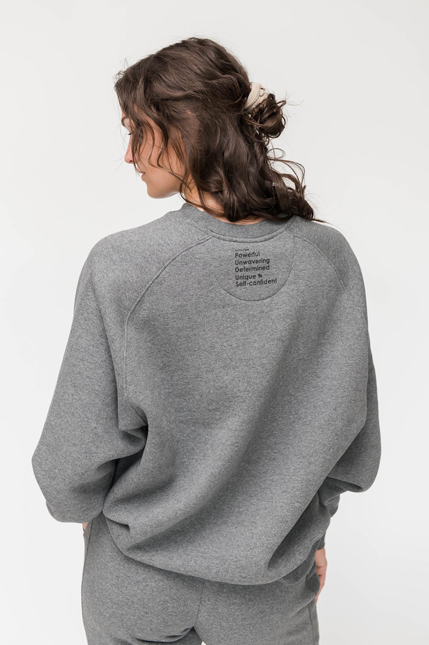 Olivia Oversized Sweatshirt | Heather Grey
