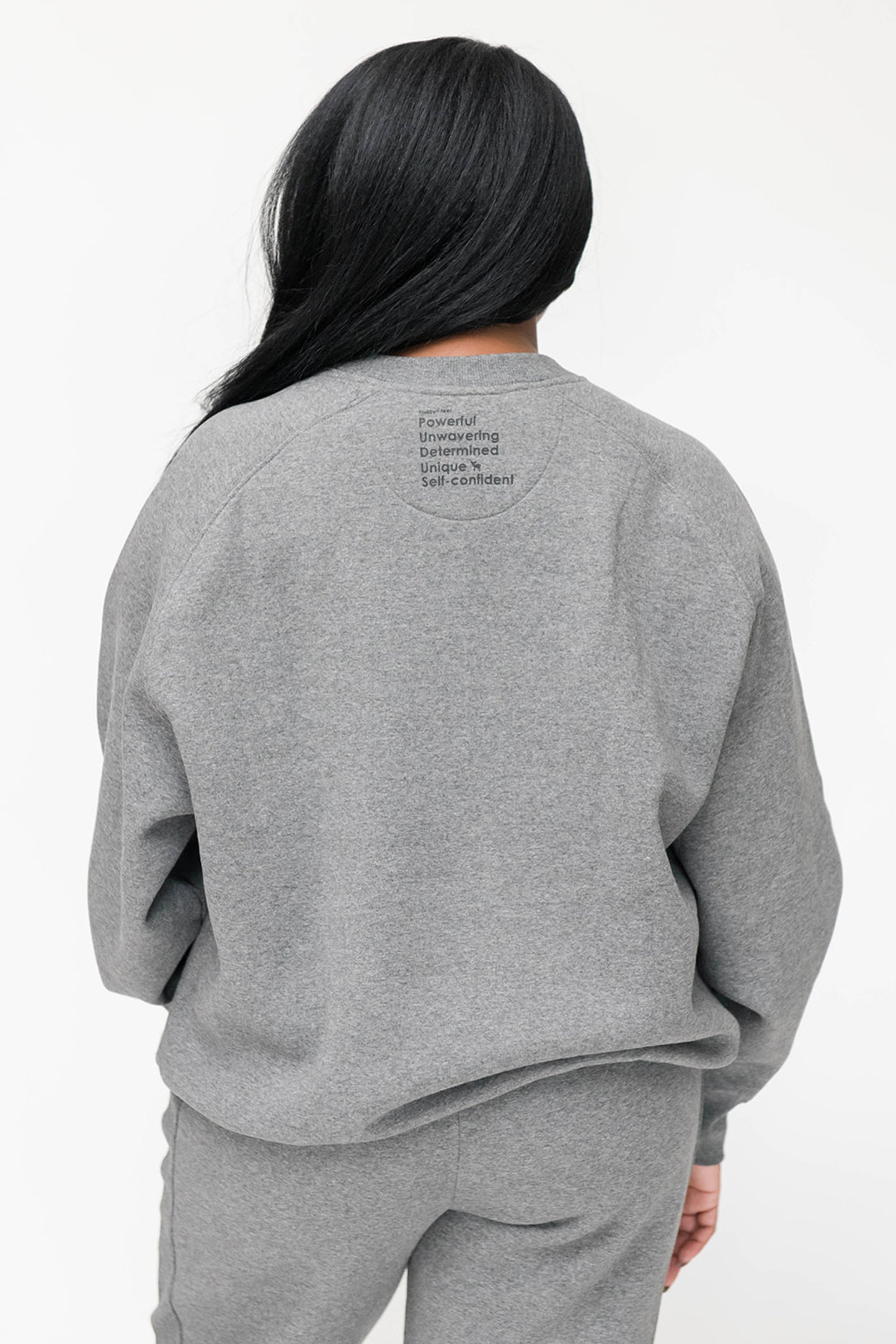 Olivia Oversized Sweatshirt | Heather Grey