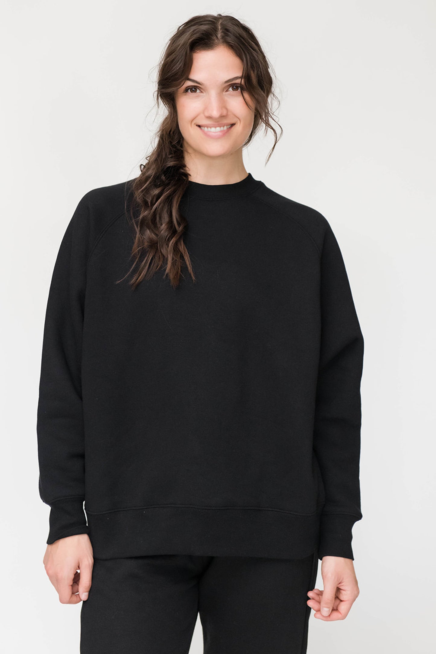 Olivia Oversized Sweatshirt | Black