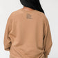 Olivia Oversized Sweatshirt | Burnt Caramel