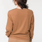 Marin Long Sleeve T-Shirt | Burnt Caramel