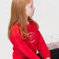 Kids | Mila Hugs For The Holidays Sweatshirt | Holiday Red