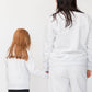 Kids | Mila Hugs For The Holidays Sweatshirt | Pebble Grey