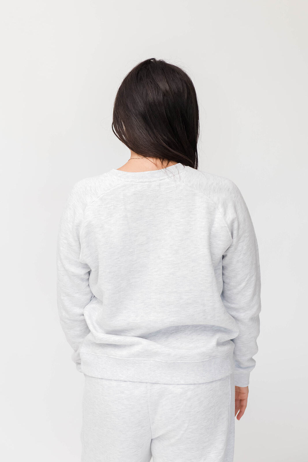 Mila Hugs For The Holidays Sweatshirt | Pebble Grey