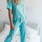 Kaitlyn Crop Sleep Pants | Tidepool
