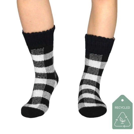 Lumberjack White Recycled Boot Socks - Adult Short