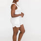 Brooklyn Sleep Short | Ivory Allover Print