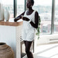 Brooklyn Sleep Short | Ivory Allover Print