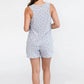 Brooklyn Sleep Short | Light Grey Allover Print