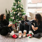 Christmas Santa - Recycled Slipper Socks