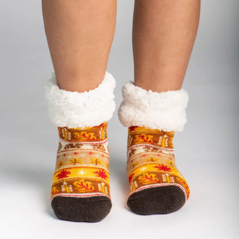 Classic Slipper Socks | Autumn Tan