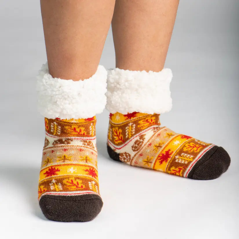 Classic Slipper Socks  Autumn White – Pudus Lifestyle Co. Canada