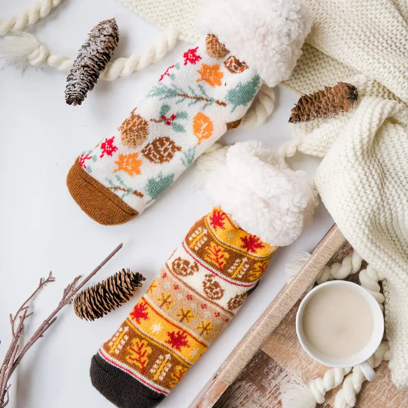 Classic Slipper Socks | Autumn Tan