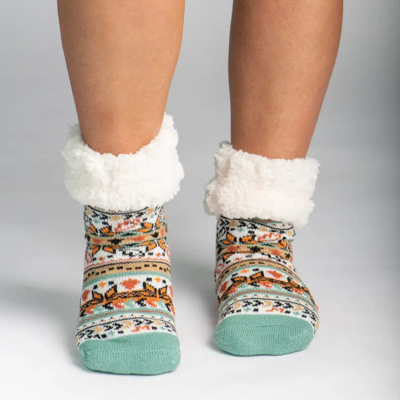 Classic Slipper Socks | Autumn White