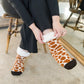 Classic Slipper Socks | Giraffe Brown