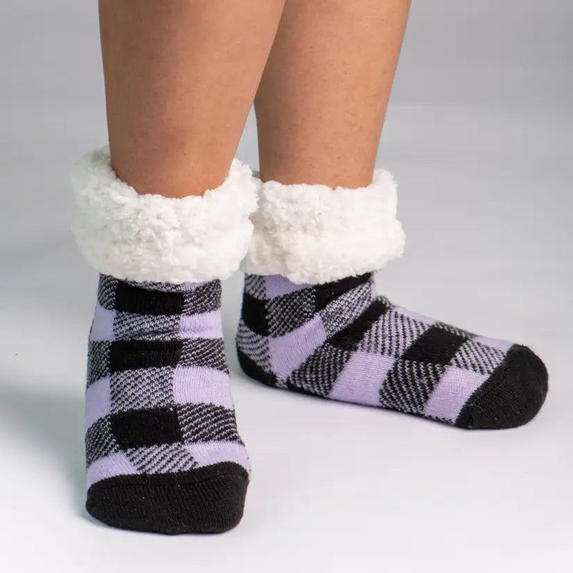 Classic Slipper Socks | Lumberjack Lavender