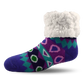Classic Slipper Socks | Southwest Aqua