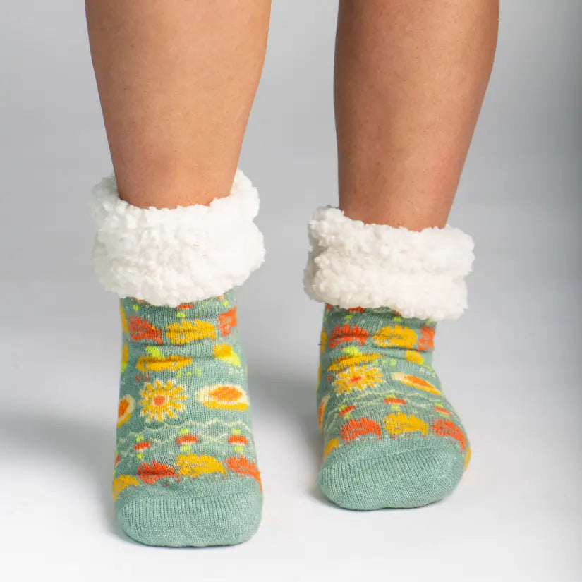 Classic Slipper Socks | Thanksgiving Pie