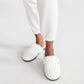 Creekside Slide Slippers | Cable Knit Cloud