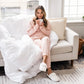 Creekside Slide Slippers | Cable Knit Cloud