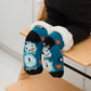 Kids Classic Slipper Socks | Monster Blue