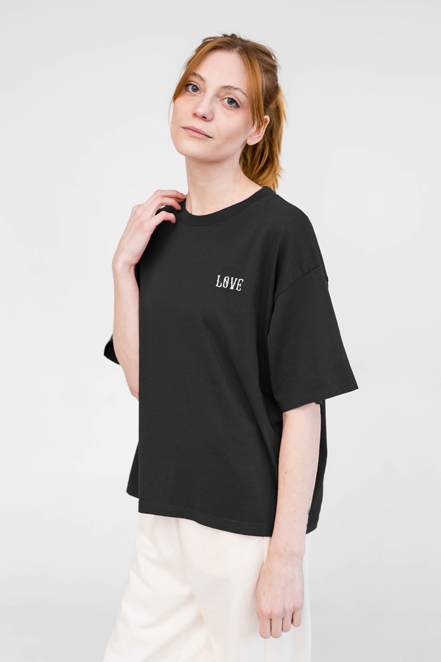 Stella Boxy T-Shirt | Black