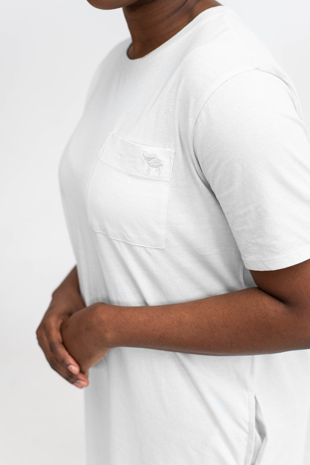 Kayla Easy T-Shirt Dress | White