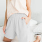 Masie Boyfriend Shorts | Pebble Grey
