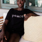 Lola Ballerina Neck Tee with Side Slits | Black