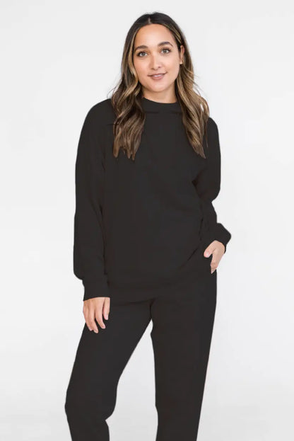 Noa Cozy Hoodie Sweatshirt | Live Well | Black
