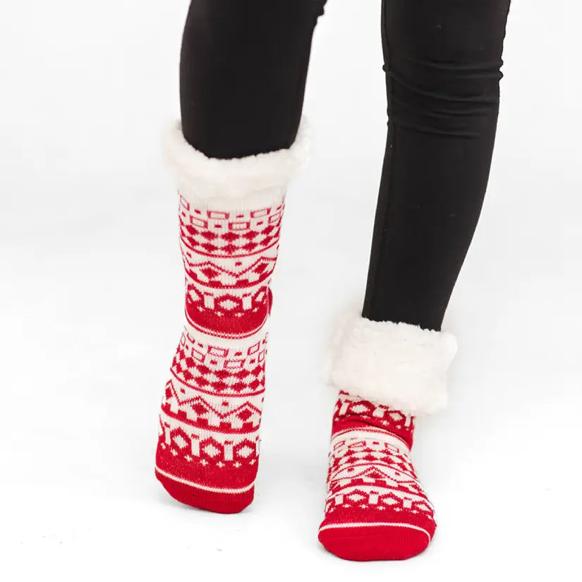 Nordic Berry - Recycled Slipper Socks – Pudus™ Lifestyle Co.
