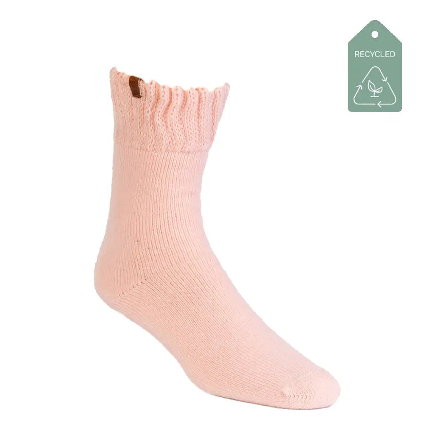Pink Boot Socks - Adult Short