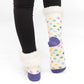 Polka Dot Cloud - Recycled Slipper Socks