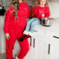 Kids | Mila Hugs For The Holidays Sweatshirt | Holiday Red