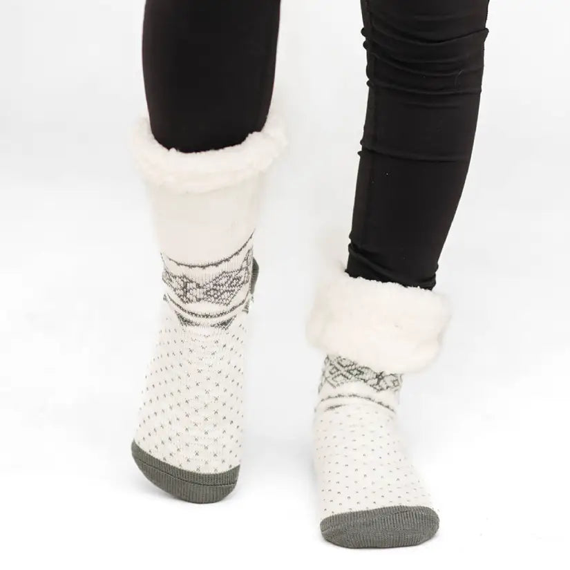 Ugly Sweater Arcticice Recycled Slipper Socks – Pudus™ Lifestyle