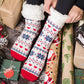 Ugly Sweater Eggnog - Recycled Slipper Socks