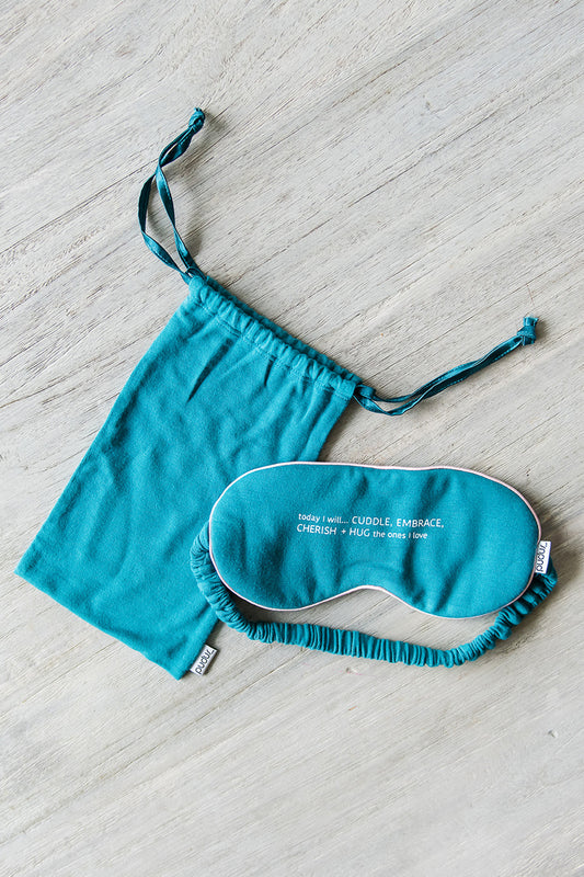 Eye Mask | Today I will... | Harbour Blue