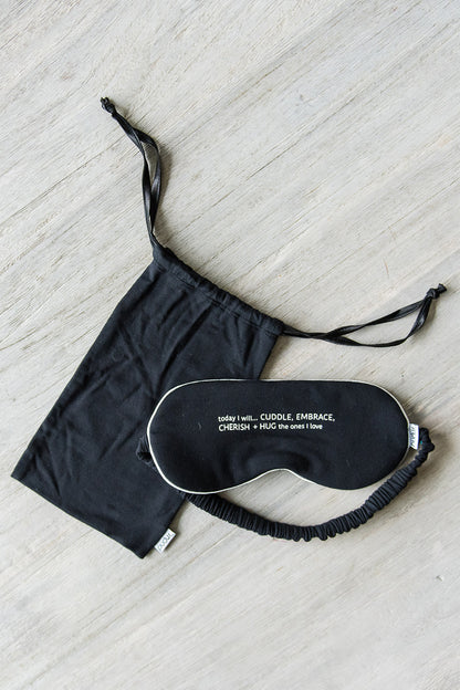 Eye Mask | Today I will... | Black