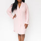 Gracie Sleep Shirt Dress | Pink Dogwood