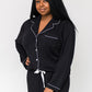 Korrah Pajama Shirt | Black