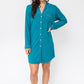 Gracie Sleep Shirt Dress | Harbour Blue